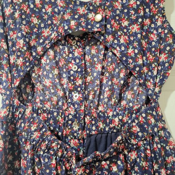 Floral Open Back Dress - Picture 2 of 3